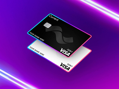 Current Debit Cards bank bank account banking debit debit card finance fintech neon