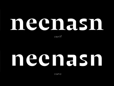 sans-serif-contrast-chaos-rhythm contrast font reverse sans schrift serif typeface