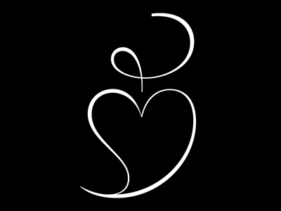 FloralHeart uni+2766 _ detail u2766 heart typeface font inverse contrast fleuron floralheart hairline