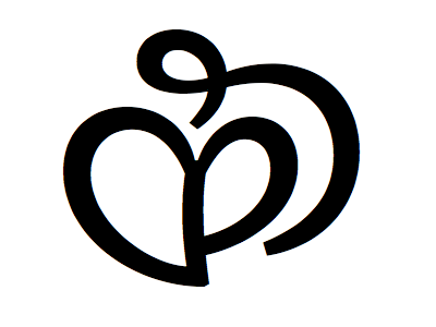 FloralHeart uni+2766 from upcoming FF Franziska fleuron floralheart font heart symbol typeface u2766
