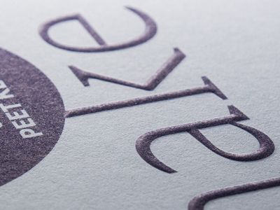 Novum Magazine Cover 12-2014 detail cover detail embossing font magazine printed schrift typeface