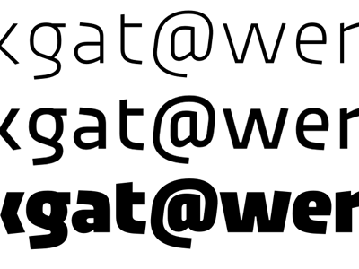 weird @ @ font letter type design typeface