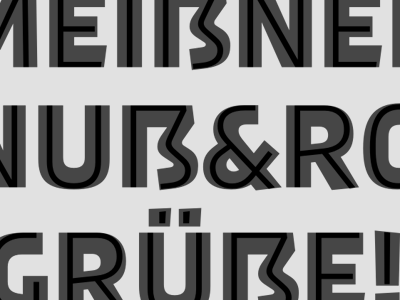 Uppercase Eszett black font germandbls hairline identical letter sharp s type design typeface uni1e9e weights