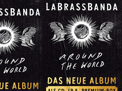 Custom font for LaBrassBanda #1 artwork bavaria crafted customfont font handmade letter music organic printed typeface