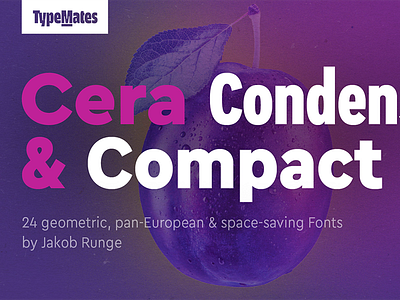 Typemates Cera Condensed and Compact #01