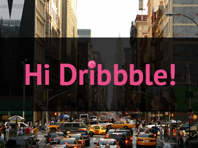 Hi Dribbble!