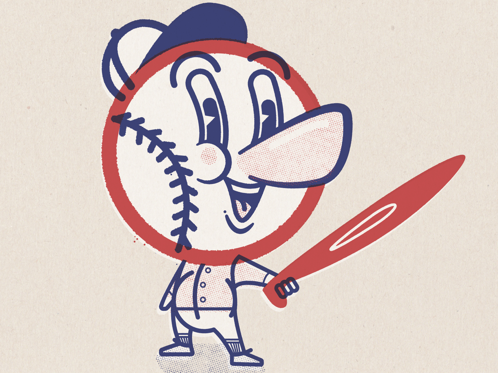 Lil' Duncan Baseball by Joe Vavrina on Dribbble