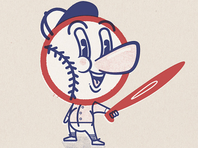 Lil' Duncan Baseball baseball design illustration mascot retro