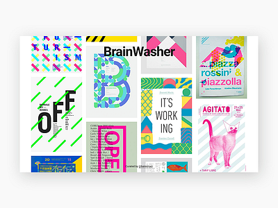 brainwasher.co design editorial gallery graphic inspiration web