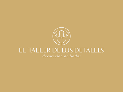 El Taller De Los Detalles branding design flower logo geometric design icon illustration logo vector