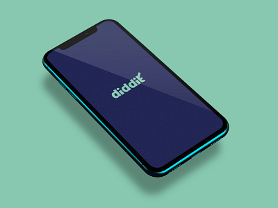Diddit app design branding logo ui ux work in progress