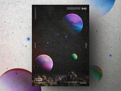Planets poster 003 abstract colourful design graphic design layout poster poster design posterdesign print printdesign typography