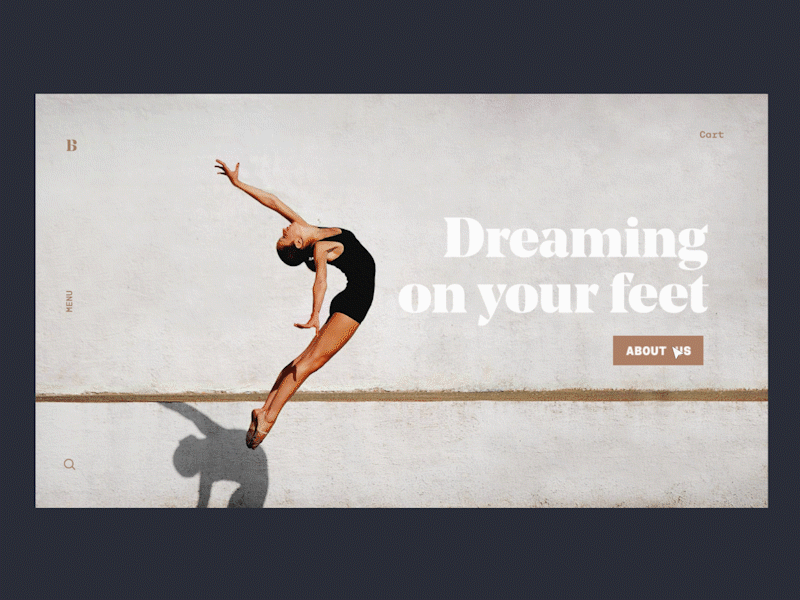 Bejart Ballet Website animation debut firstshot interaction motion scroll ui ux website