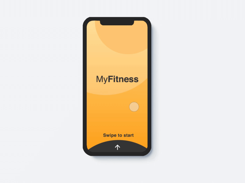 My Fitness app app filter fitness