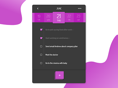 Daily UI challenge #042 — ToDo List