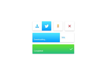 Daily UI #074 - Download App 074 app button dailyui design download simple ui ux