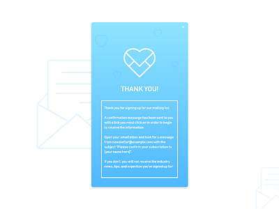 Daily UI #077 - Thank You