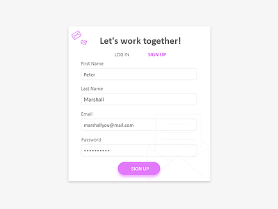 Daily UI #082 - Form challenge clean dailyui design form form design inputs sign in page simple ui ux web