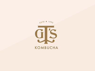 GT's Kombucha branding concept design icon logo typography