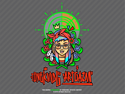 ARTGAZM GIRL 1 artgazm design graffiti graffiti digital illustration vector