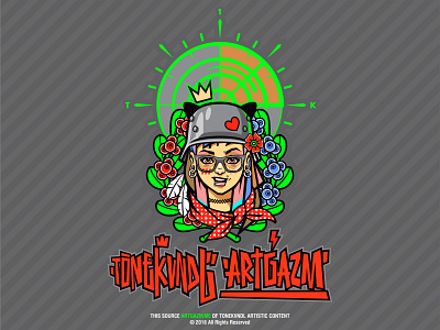 ARTGAZM GIRL 2 artgazm branding graffiti illustration logo typography vector