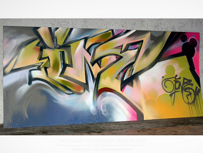 TONE In Effect 3d graffiti artgazm canvas graffiti montana артгазм граффити