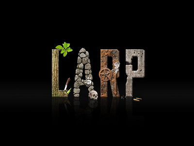 LARP logo graphic logo