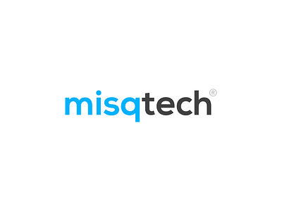 MisqTech brand - Logo blue brand logo logotype misqtech tech