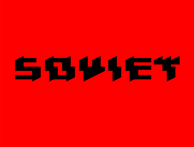 SOVIET logo type