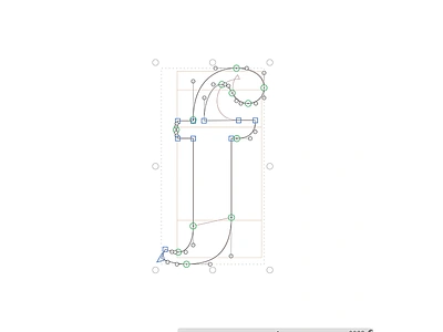 Letter F bezier curves glyphs glyphsapp layout outlines type type design typography