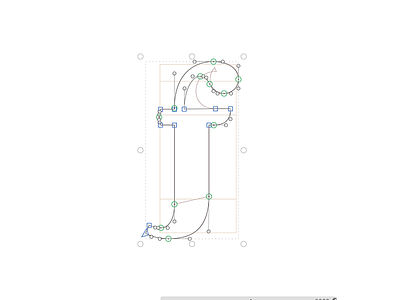 Letter F bezier curves glyphs glyphsapp layout outlines type type design typography