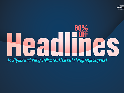 Headlines Font Family bold condensed design editorial font fonts fonts for commercial headlines title type design typeface typography ux design variable fonts