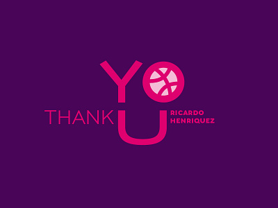 Thank you - Ricardo Henriquez! debut firstshot thanks thankyou type typeface