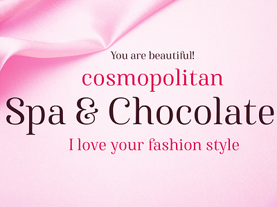 Famosa chocolate design desire fashion flower font fonts ligatures love passion pink rose serif spa stylish stylish font type type design typedesign wellness