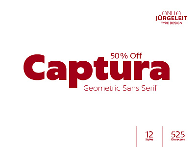 Captura - Geometric Sans Serif climatestrike font font awesome font design font family fonts4future free font freebie fridays4future geometric giveaway typedesign typeface