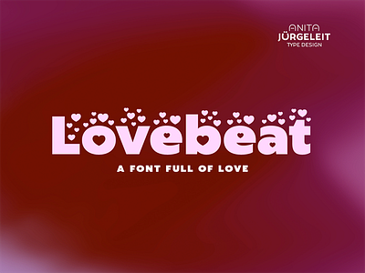 Lovebeat - A Valentines Font heart font heart icon heart logo heart shape heartbeat love love font lovely font. heart typography valentine heart valentines day valentines day font