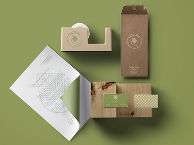 Yerba Mate House - Branding branding business card green nature packing yerba