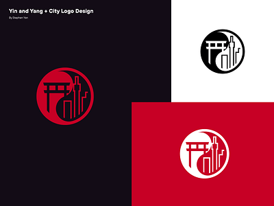 Yin and Yang + City Logo Design