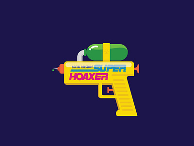 Social Pressure Super Hoaxer covid design illustration logo vector