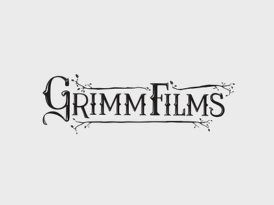 Grimm Films Logo Concept 3 films grimm identity design logo design movie production production typography