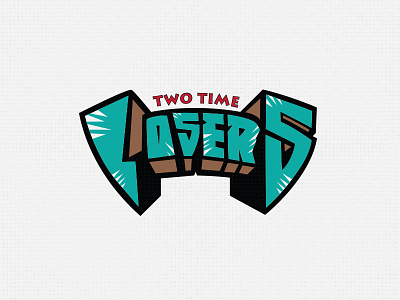 Grizzly Losers basketball hip hop logo parody two time losers