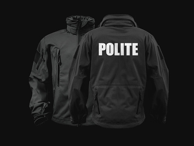 Polite Tactical Soft Shell clothing fashion jacket police polite