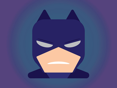 I Am The Batman bat batman bruce wayne dc comics design flat illustration illustrator minimal superhero the batman vector