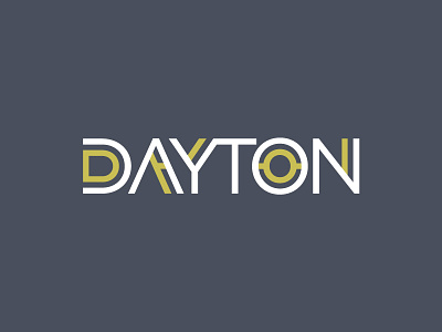 Dayton dayton ohio type typography