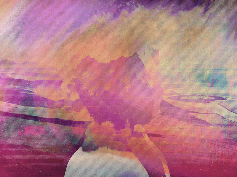 Viro headspace profile strokes pinks abstract pastel