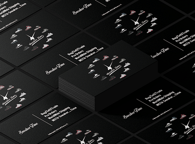 Sneaker Time Business Card branding design graphic design layout logo