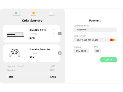 Daily UI Challenge 002 - Credit Card Checkout app creditcard creditcardcheckout dailyui dailyui002 design payment ui ux webdesign