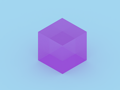 minimalist Cube cube isometric minimalist