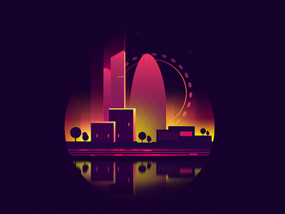 London app branding colour colourful flat flatdesign illustration illustrator ui vector