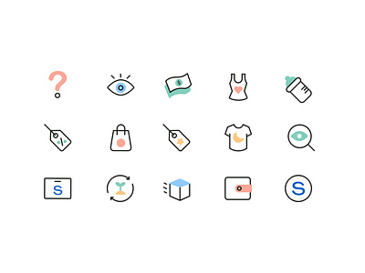 E-commerce icon set